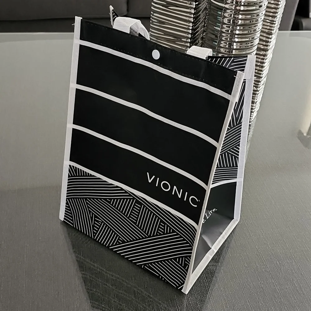 Vionic Walk Move Live Reusable Tote Bag Shopper Shoulder Bag Eco Friendly Lunch
